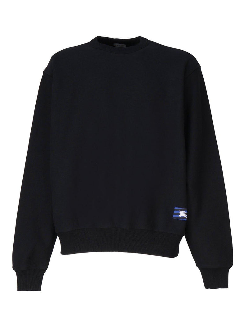 Burberry Logo Patch Crewneck Sweater - Men - Piano Luigi