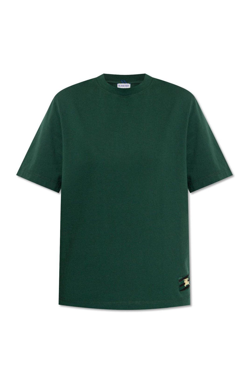 Burberry Logo Patched Crewneck T-shirt - Women - Piano Luigi