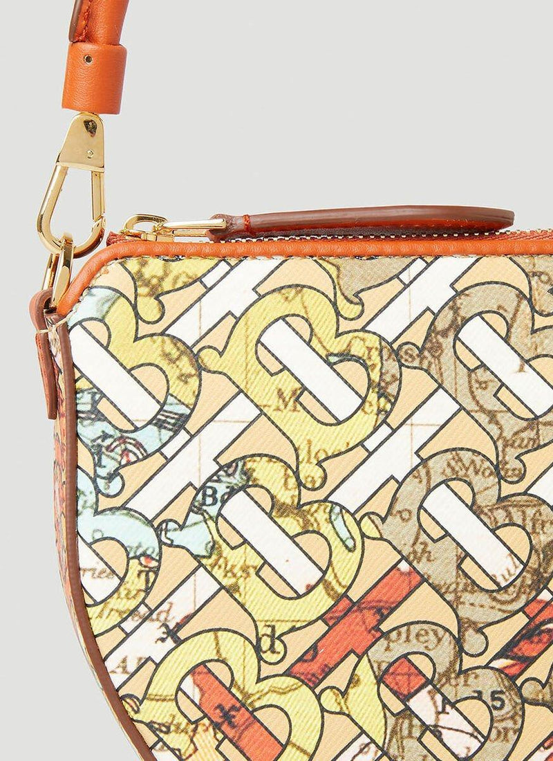 Burberry Monogram Map Print Zipped Olympia Bag - Women - Piano Luigi