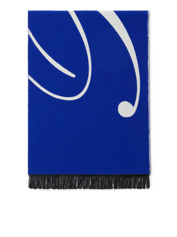 Burberry Mu Bby Script Jqd Scarf - Women - Piano Luigi