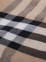 Burberry Mu Check Beige Scarf - Men - Piano Luigi