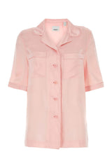 Burberry Pastel Pink Satin Shirt - Women - Piano Luigi