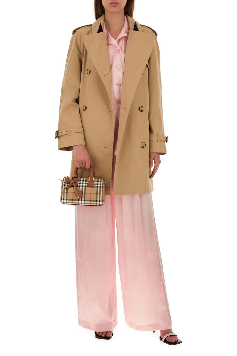 Burberry Pastel Pink Satin Shirt - Women - Piano Luigi