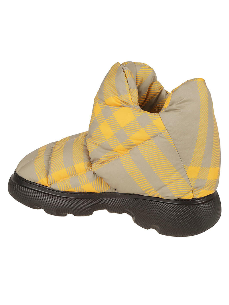 Burberry Pillow Check Boots - Men - Piano Luigi