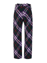 Burberry Plaid-check Straight-leg Trousers - Men - Piano Luigi