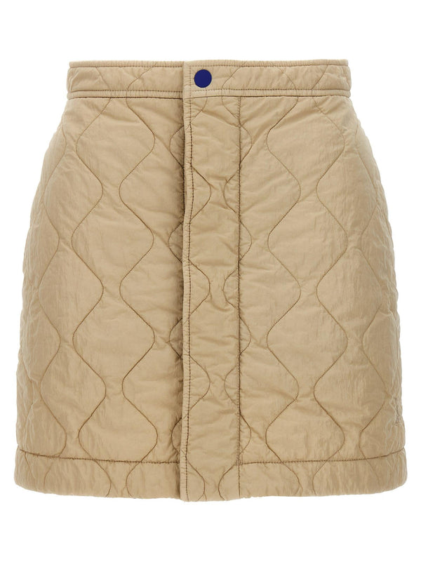 Burberry Quilted Nylon Skirt - Women - Piano Luigi