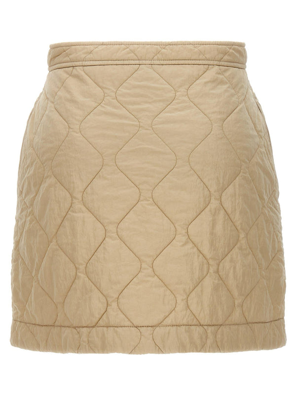 Burberry Quilted Nylon Skirt - Women - Piano Luigi