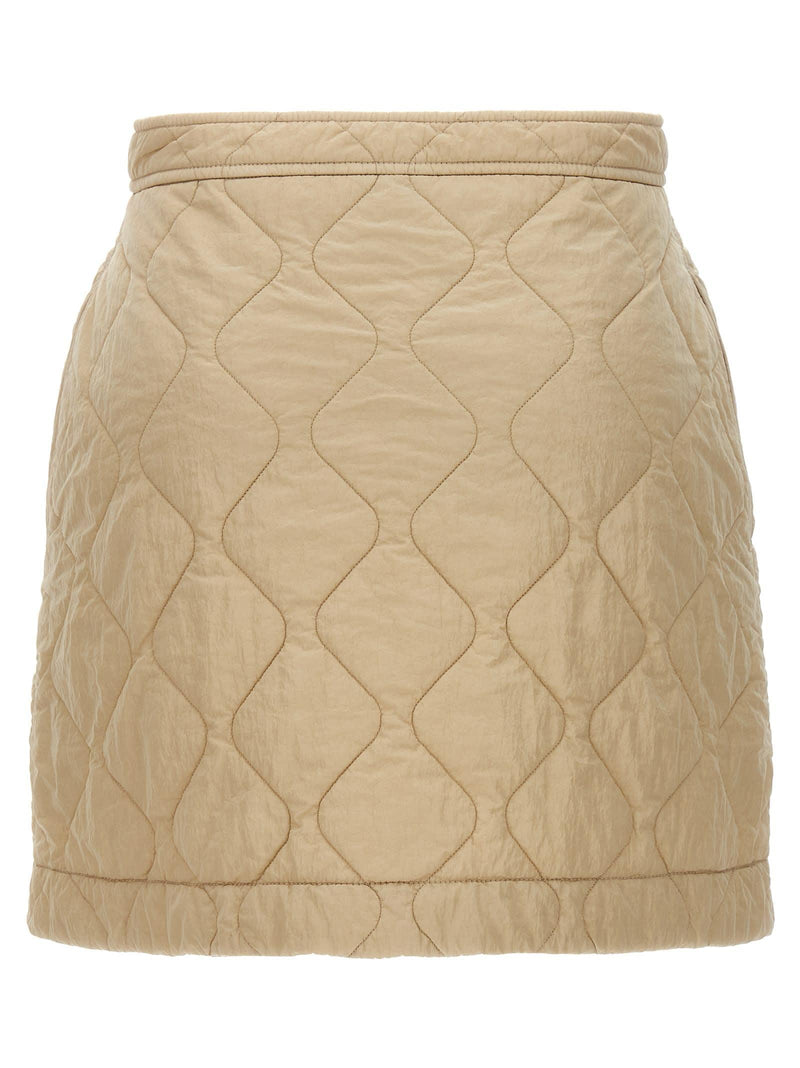 Burberry Quilted Nylon Skirt - Women - Piano Luigi