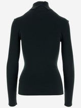 Burberry Ribbed Wool Blend Turtleneck - Women - Piano Luigi