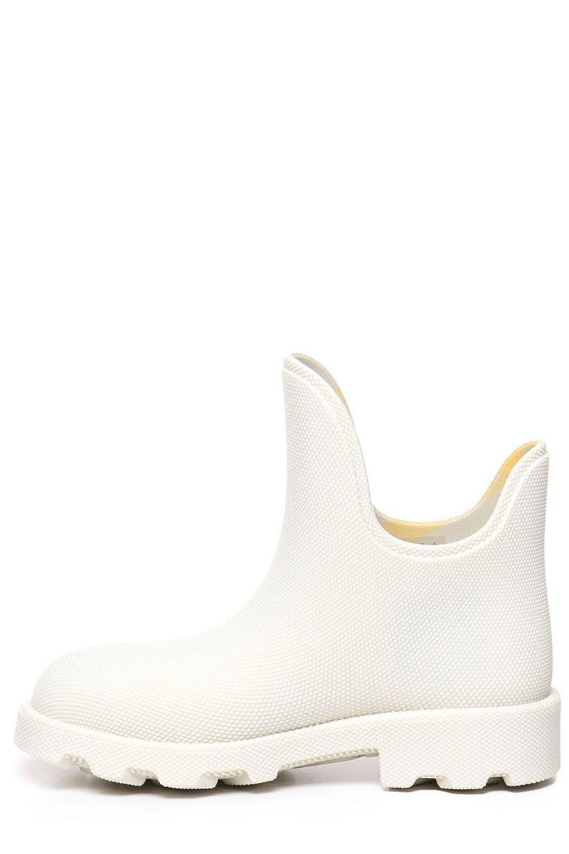 Burberry Round-toe Slip-on Boots - Women - Piano Luigi