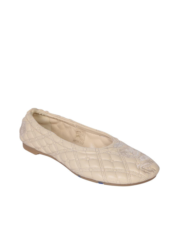 Burberry Sadler Beige Ballerina - Women - Piano Luigi