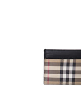 Burberry Sandon Check Motif Black Cardholder - Men - Piano Luigi