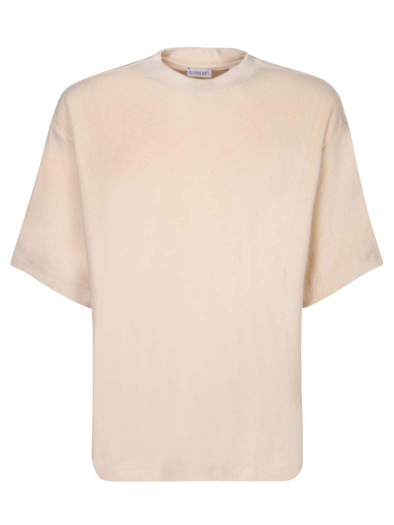 Burberry Short Sleeves Beige T-shirt - Men - Piano Luigi