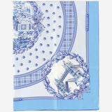 Burberry Silk Scarf With Monument Print - Women - Piano Luigi