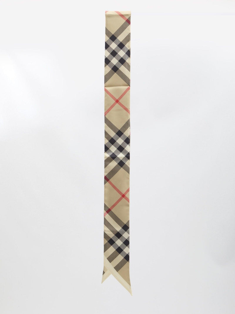 Burberry Skinny Check Scarf - Women - Piano Luigi