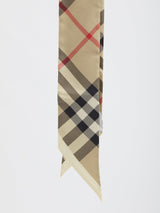 Burberry Skinny Check Scarf - Women - Piano Luigi