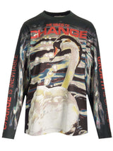 Burberry Swan Print Sweatshirt - Women - Piano Luigi