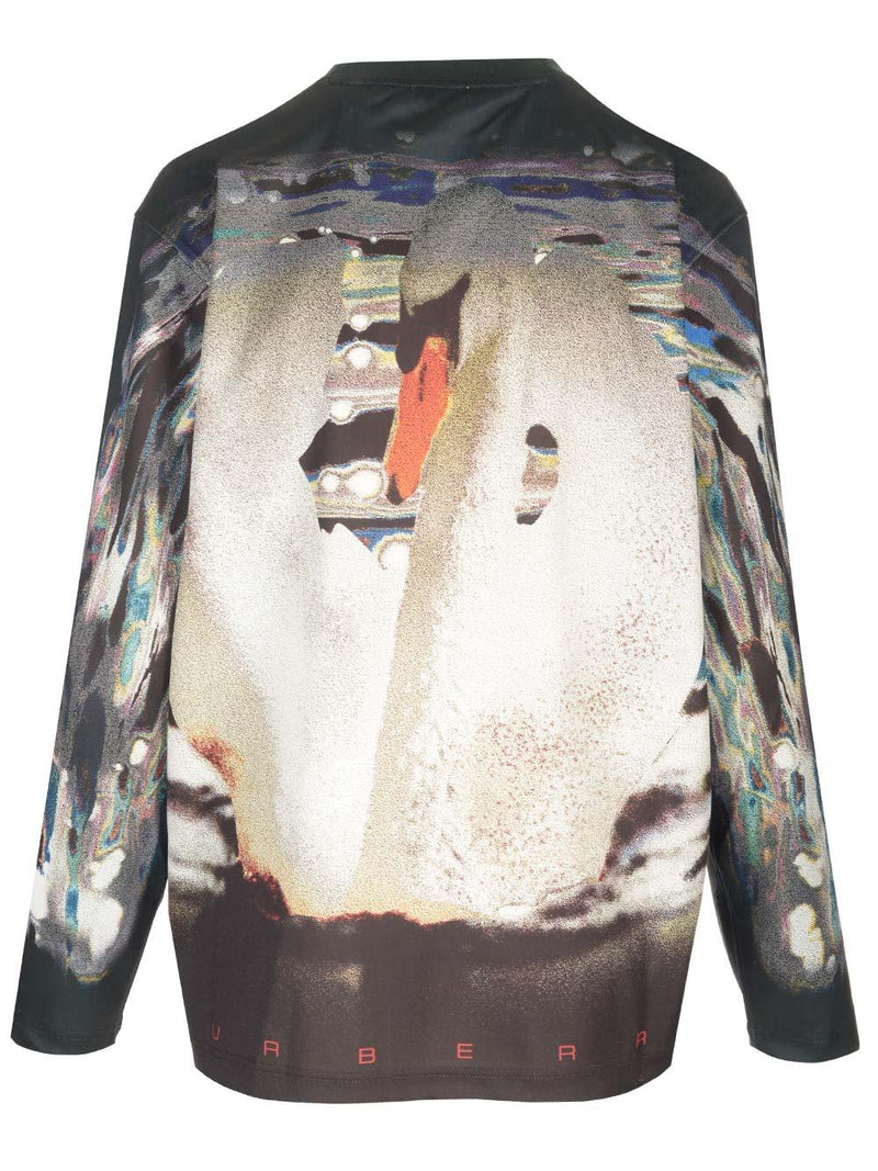 Burberry Swan Print Sweatshirt - Women - Piano Luigi