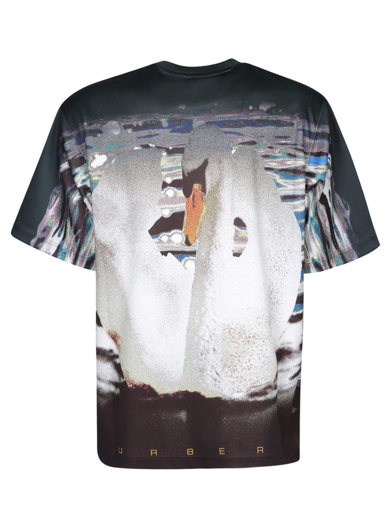 Burberry Swan Print T-shirt - Men - Piano Luigi