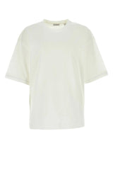 Burberry White Cotton Oversize T-shirt - Women - Piano Luigi