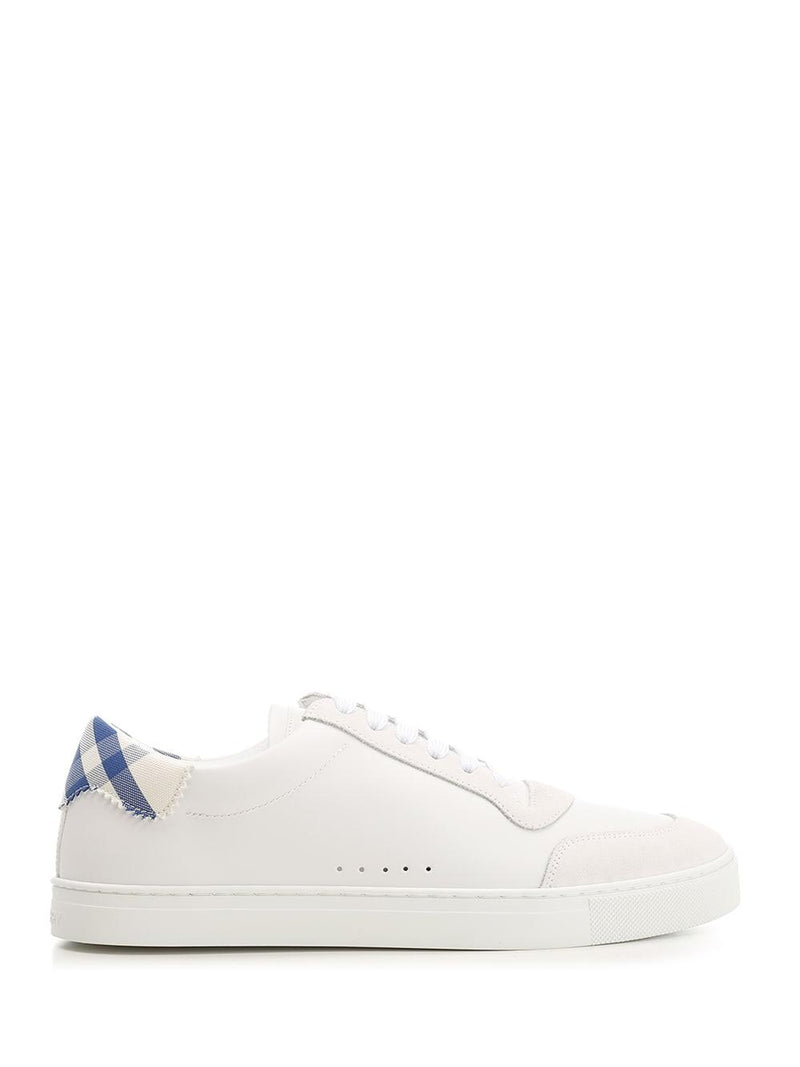 Burberry White Leather Sneaker - Men - Piano Luigi