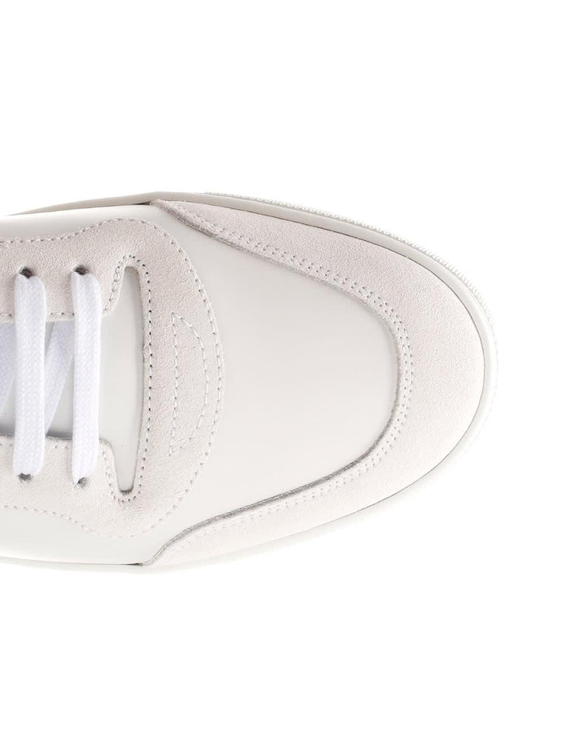 Burberry White Leather Sneaker - Men - Piano Luigi