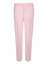 Burberry Wide-fit Pink Trousers - Women - Piano Luigi