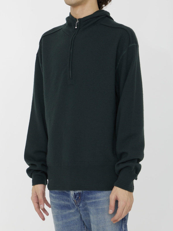 Burberry Wool Hoodie - Men - Piano Luigi