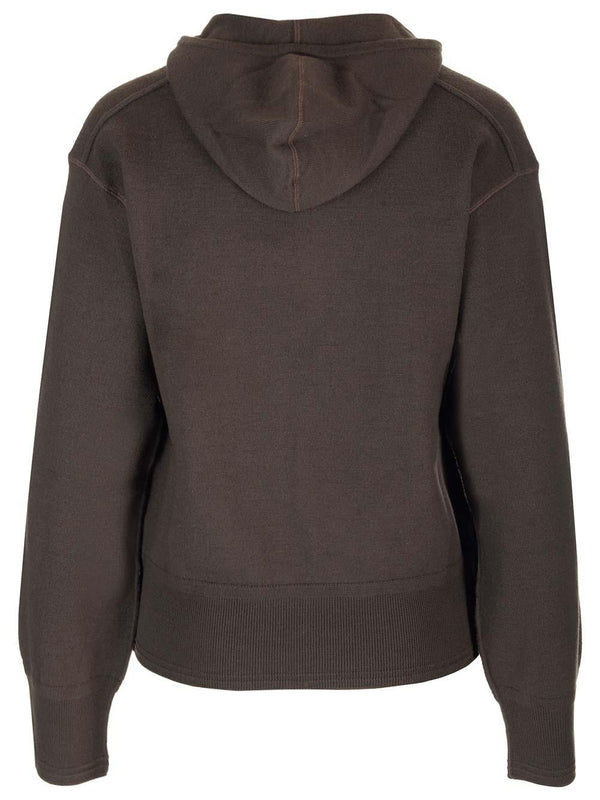 Burberry Wool Knit Hoodie - Women - Piano Luigi