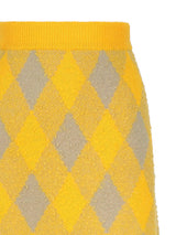 Burberry Wool Skirt With Argyle Pattern - Women - Piano Luigi