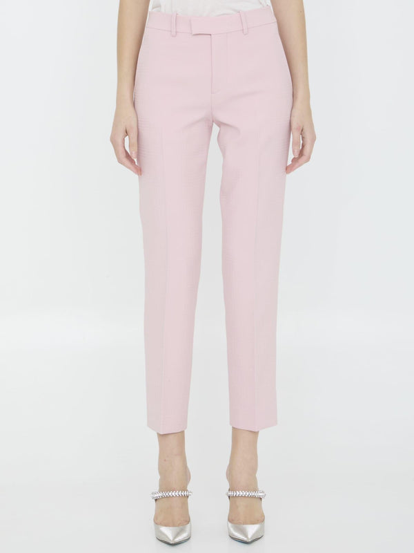 Burberry Wool Tailored Trousers - Women - Piano Luigi