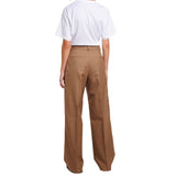 Burberry Wool Wide Jane Pants - Women - Piano Luigi