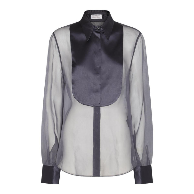 Buttoned Long-sleeved Top Brunello Cucinelli - Women - Piano Luigi