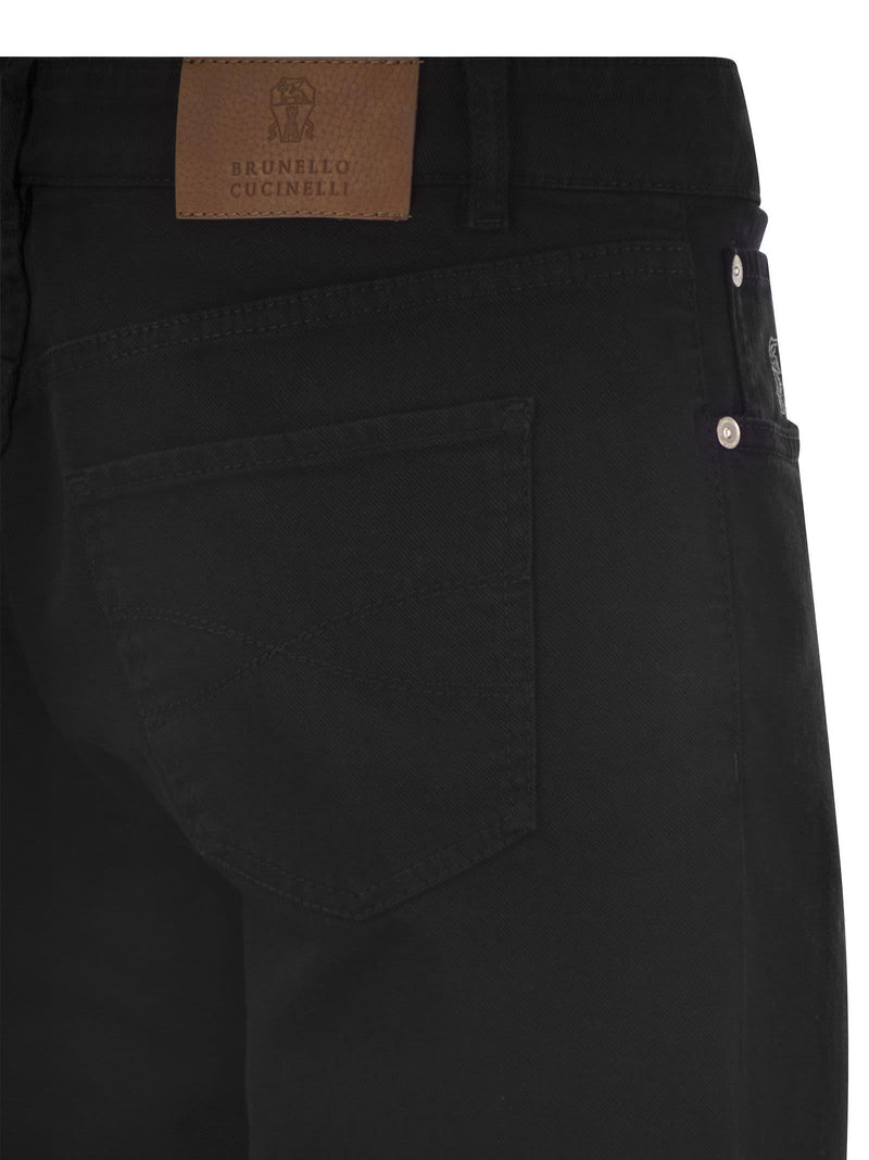 Brunello Cucinelli Five-pocket Traditional Fit Trousers In Light Comfort-dyed Denim - Men - Piano Luigi