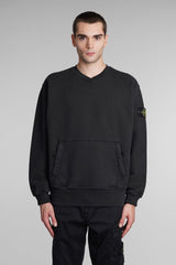 Stone Island Sweatshirt In Black Cotton - Men - Piano Luigi