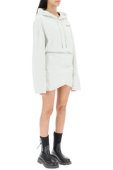 Off-White for All Mini Hooded Sweatdress - Women - Piano Luigi