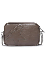 Golden Goose Star Crossbody Bag In Dove-gray Leather - Women - Piano Luigi