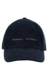 Brunello Cucinelli Logo Embroidery Cap - Men - Piano Luigi