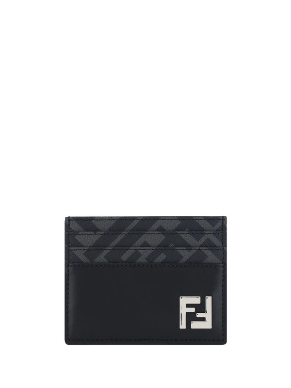 Fendi Black ff Squared Card Holder - Men - Piano Luigi