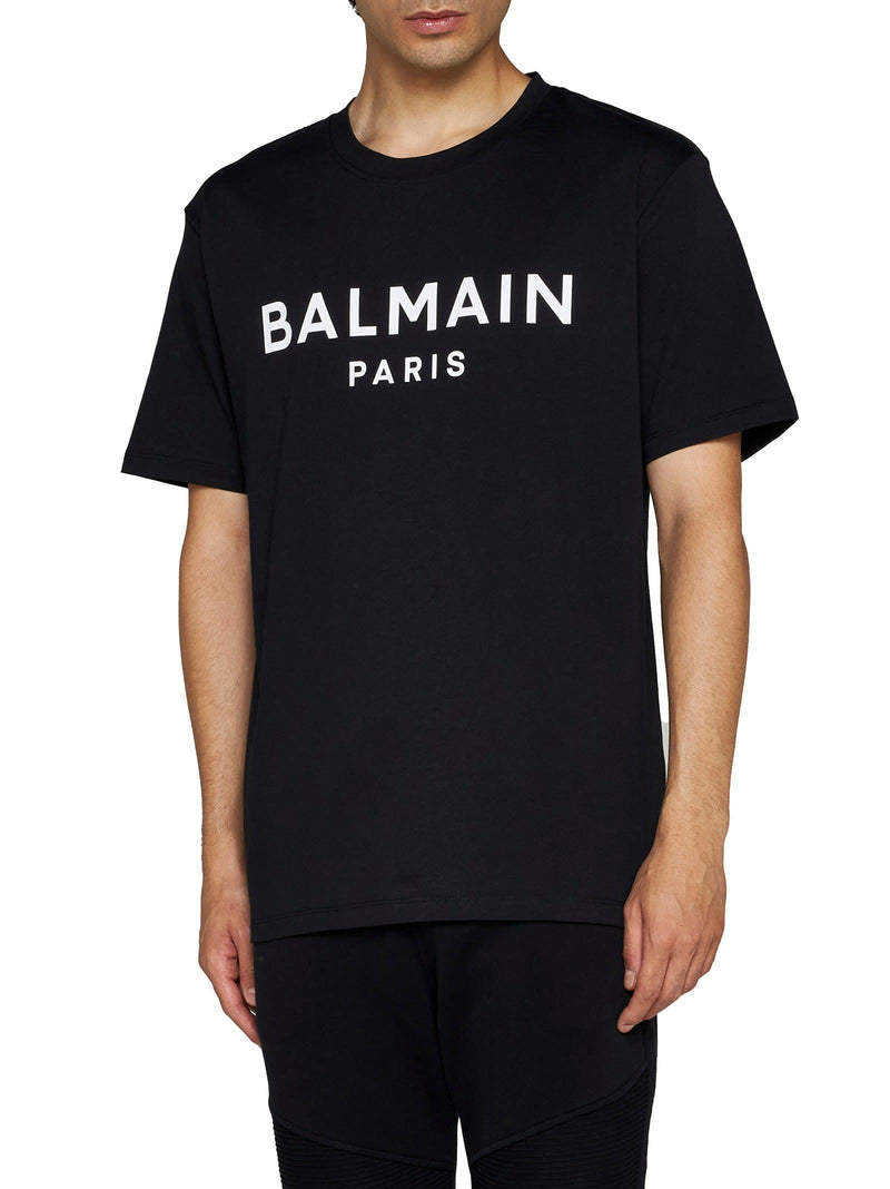 Balmain Cotton Logo T-shirt - Men - Piano Luigi