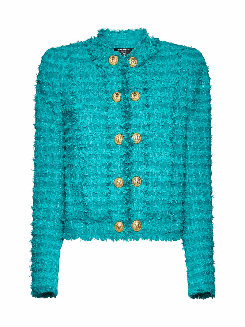 Balmain Tweed Jacket - Women - Piano Luigi