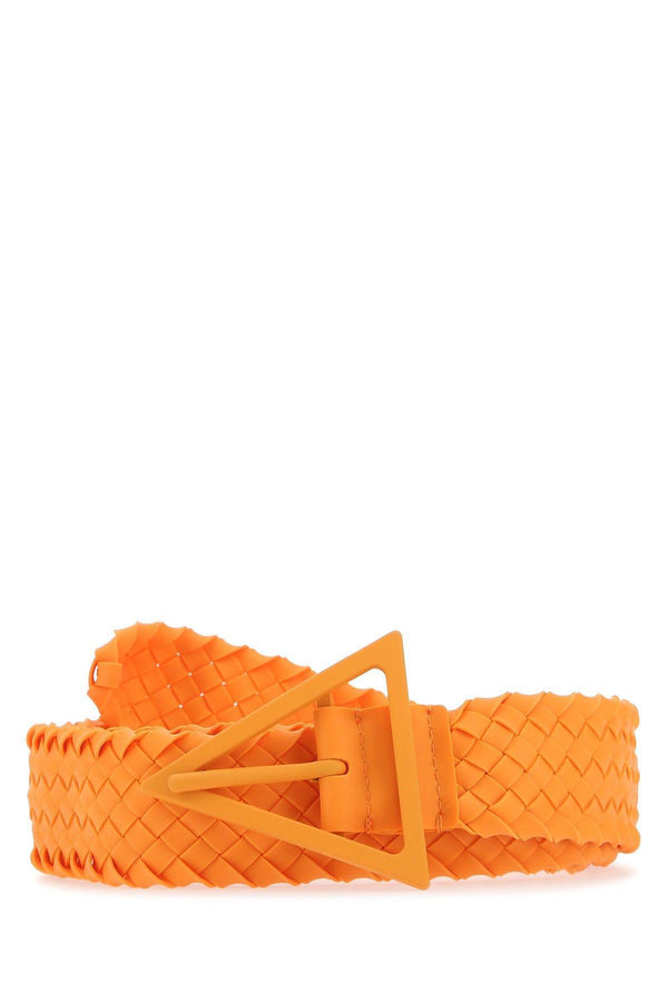 Bottega Veneta Orange Rubber Belt - Men - Piano Luigi