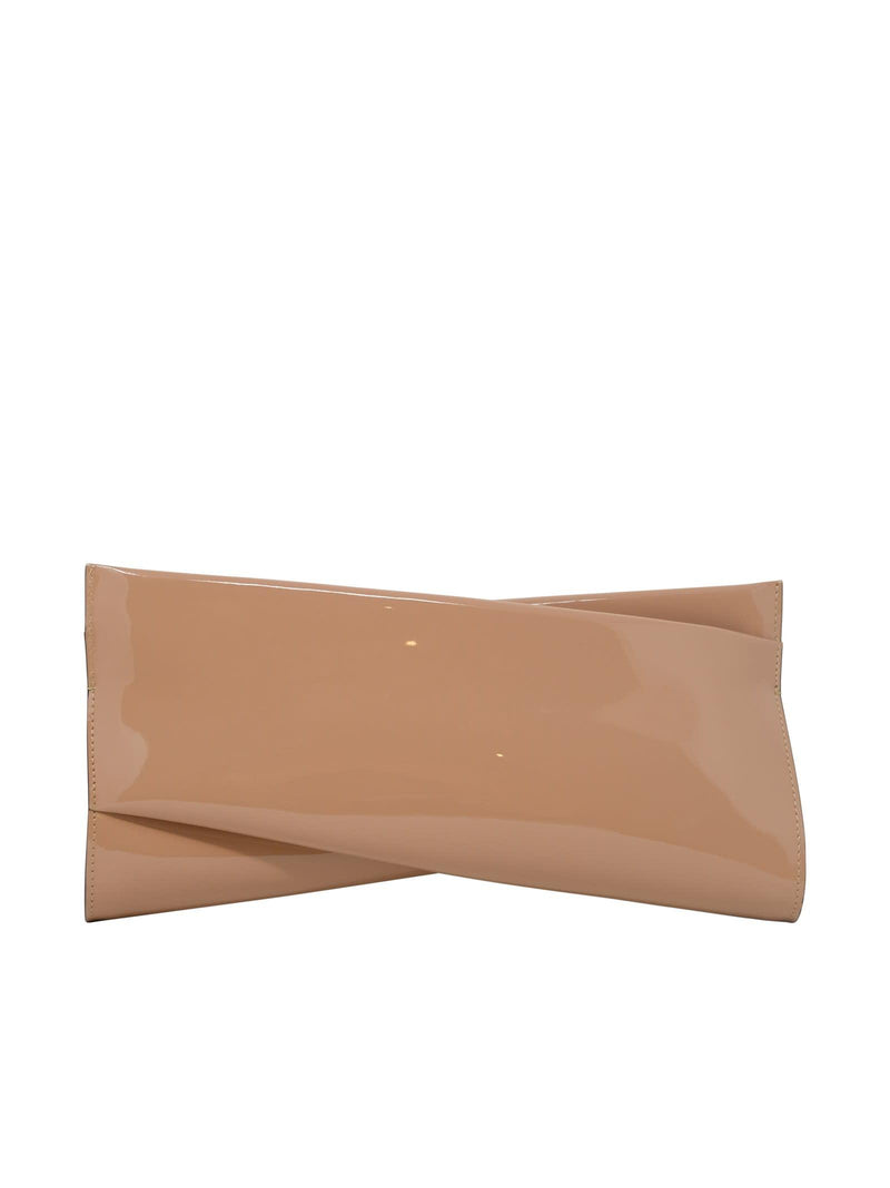 Christian Louboutin Nude Patent Leather Loubitwist Clutch Bag - Women - Piano Luigi