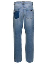 Balmain Jeans In Cyan Denim - Men - Piano Luigi