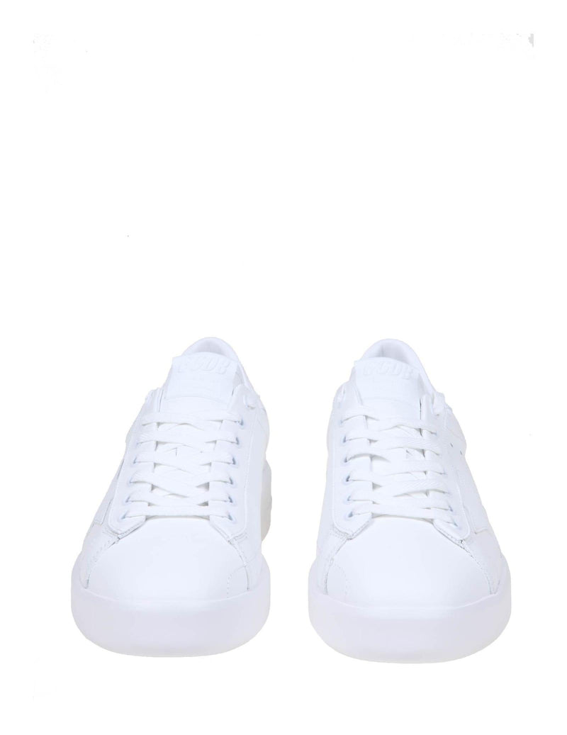 Golden Goose Pure Star Sneakers In White Leather - Men - Piano Luigi