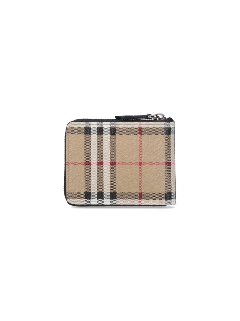 Burberry Wallet With Iconic Check - Men - Piano Luigi