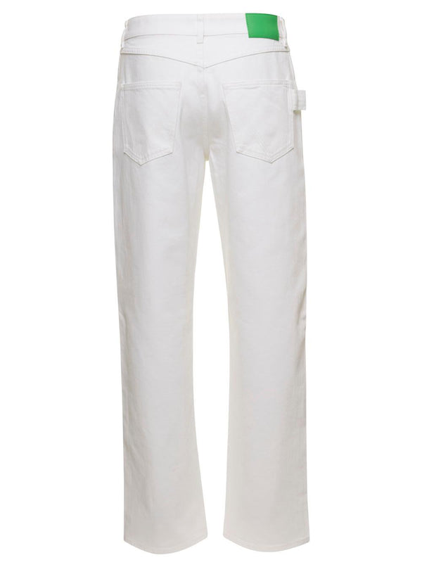 Bottega Veneta White Denim Jeans - Men - Piano Luigi