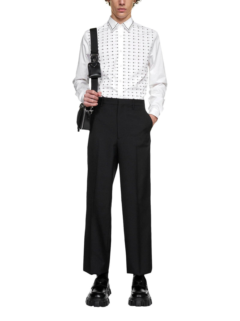 Prada Straight Leg Tailored Trousers - Men - Piano Luigi