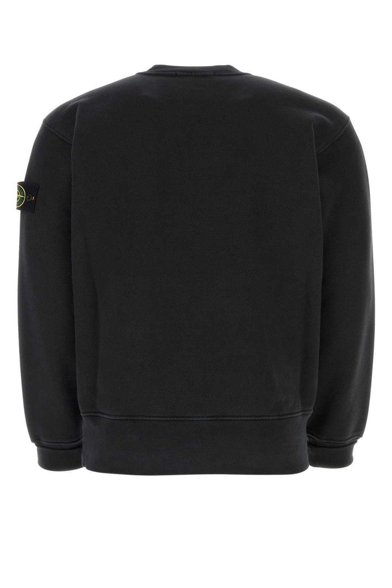 Stone Island Logo Patch Crewneck Sweatshirt - Men - Piano Luigi