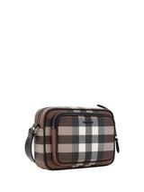 Burberry Bio-based Check Crossbody Bag - Men - Piano Luigi